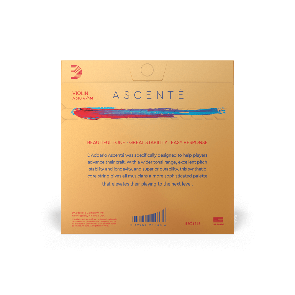 Ascente Violin Strings by D'Addario