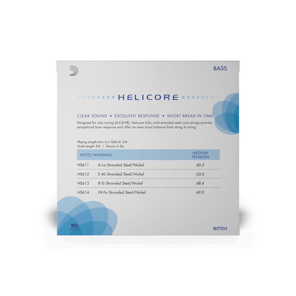 D'Addario Helicore Solo Bass Strings