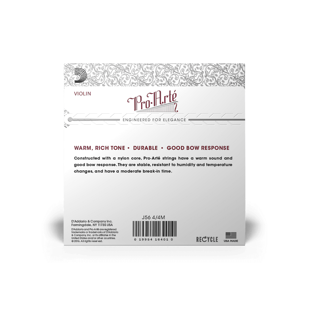 D'Addario Pro Arte Violin String Set